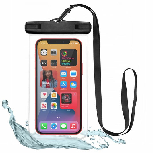 Podvodna maska za telefon, ultra izdržljiva, univerzalna, vodootporna, crna