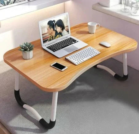 Sklopivi stol za laptop ili tablet, s nosačem, bež