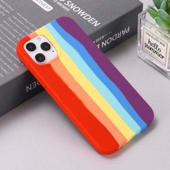 Silikonska maska 'Rainbow' u boji za iPhone