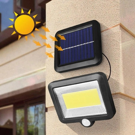 SL-F100 solarna COB LED lampa s baterijom i daljinskim upravljačem, crna