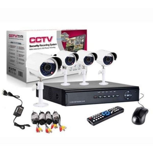 Zewnętrzny / zężnyj zestaw 4 kamerni DVR CCTV sustav nadzora