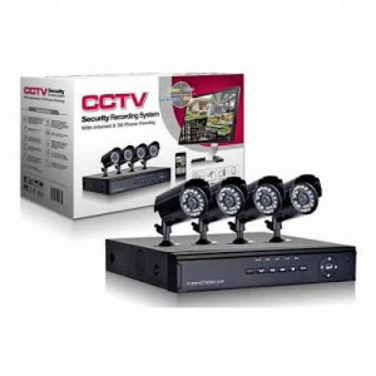 Zewnętrzny / zężnyj zestaw 4 kamerni DVR CCTV sustav nadzora
